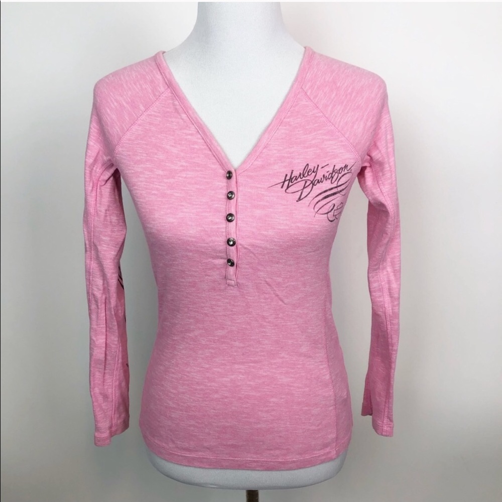 Harley-Davidson Pink Thermal Long Sleeve
